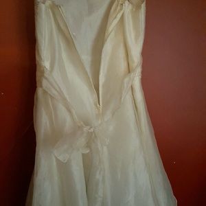 White kids ball gown